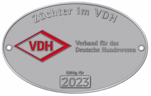 VDH Züchter Plakette 2023